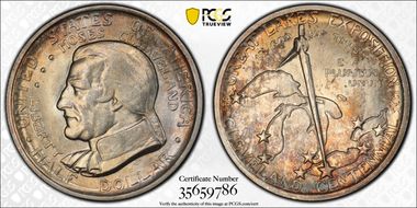 1936 50C Cleveland MS66