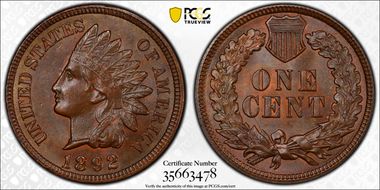 1892 1C MS64BN