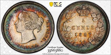 1887 5C 7/7 RP-1 MS61