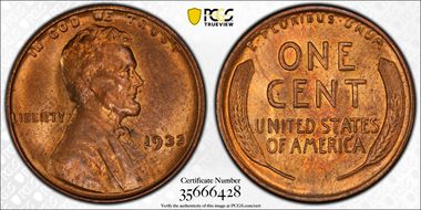1933 1C MS64RB