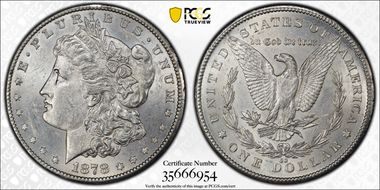 1878-CC $1 MS61