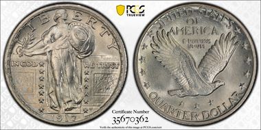 1917 25C Type 2 MS65