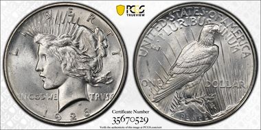 1926-D $1 MS64