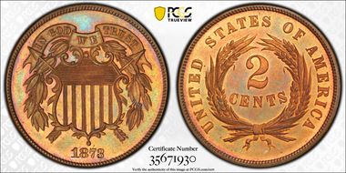 1873 2C Closed 3 PR65RB