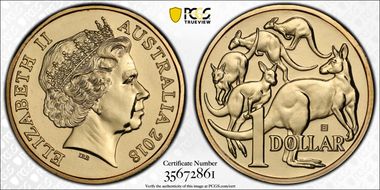 2018-B $1 Privy MS67