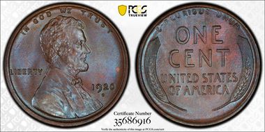 1920-D 1C MS66BN