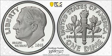2018-S 10C Silver First Strike PR70DCAM