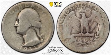 1932-D 25C AG3