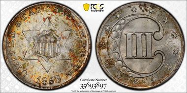 1853 3CS MS67