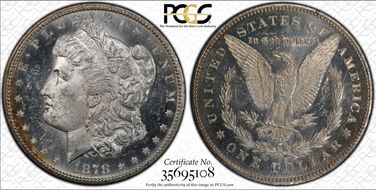 1878-CC $1 MS62PL
