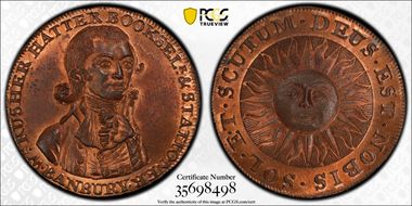 (c.1790) Tk 1/2D DH-1 Oxfordshire, Banbury MS65RB