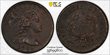 1794 1C Head of 1794 XF45BN