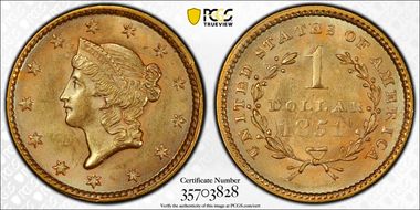 1851 G$1 MS64