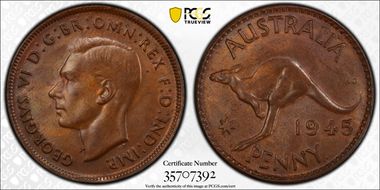 1945 Y. (p) 1D MS64BN