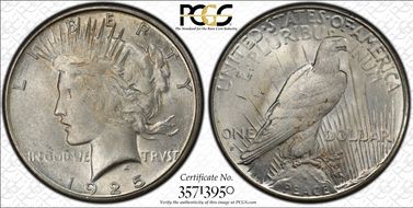 1925-S $1 MS63