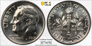 2018-D 10C First Strike MS67FB