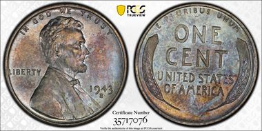 1943-S 1C MS63