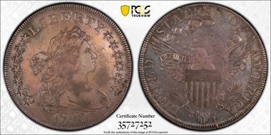 1798 $1 BB-124 VF35