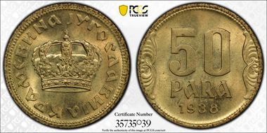 1938 50 Para KM-18 MS65