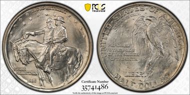 1925 50C Stone Mountain MS64