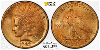 1932 $10 MS65