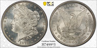 1878 8TF $1 MS64