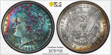 1884-O $1 MS65+