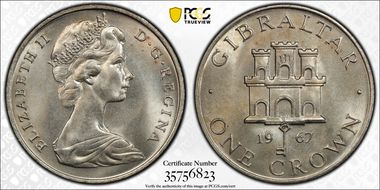 1967 Crown KM-4 Cu-Ni MS66