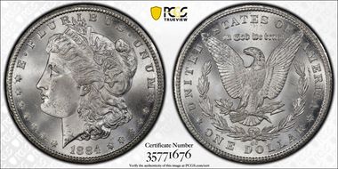1884-CC $1 MS66