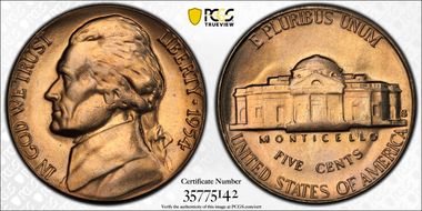 1954-S 5C DDR FS-801 MS66+