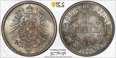 1887-A Mark J-9 MS66