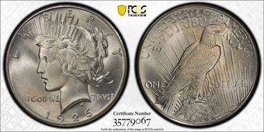 1926 $1 MS66+