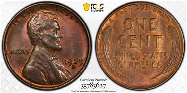 1929-S/S 1C RPM FS-501 MS63BN