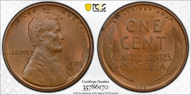 1909 VDB 1C DDO, FS-1101 MS63BN