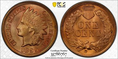 1899 1C MS67+ RD