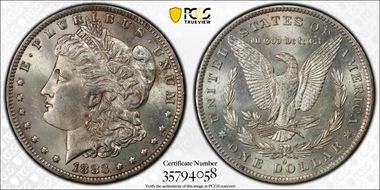 1883-O $1 MS63