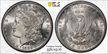 1882-S $1 MS68
