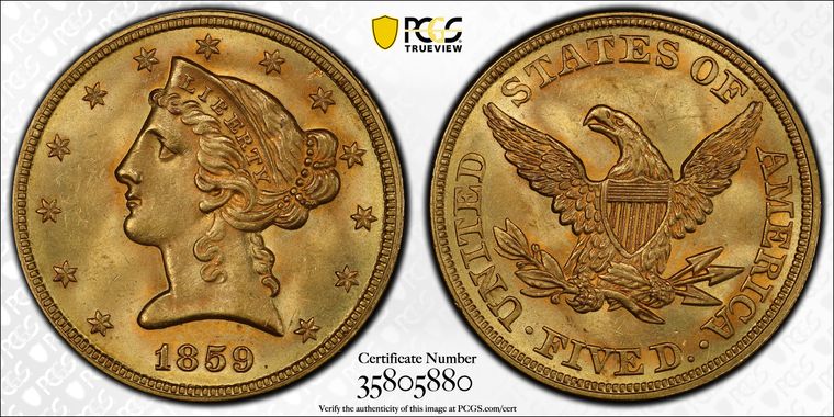 Cert 35805880 - Coin Image