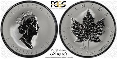 1998 $5 ML RCMP SP69