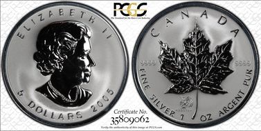 2005 $5 ML Rooster SP67