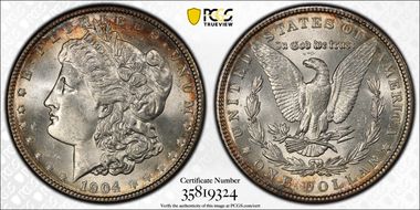 1904 $1 MS65+
