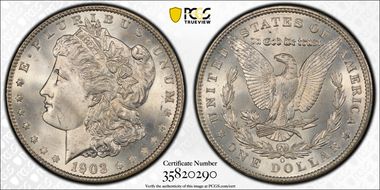1903-O $1 MS67