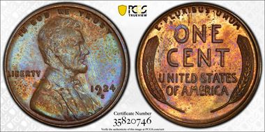 1924-S 1C MS63BN