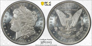 1885-O $1 MS66