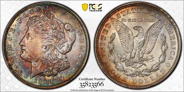1921 $1 Morgan MS66