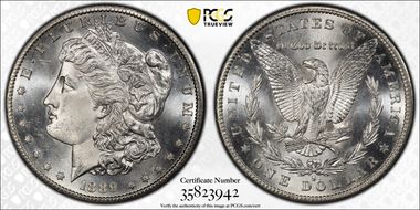 1889-S $1 MS66