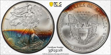 2000 $1 Silver Eagle MS69