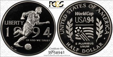 1994-P 50C World Cup PR68DCAM