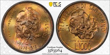 1978 1000 L Tolstoy MS66