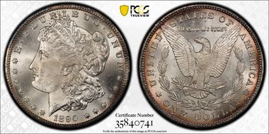 1890-CC $1 MS65+